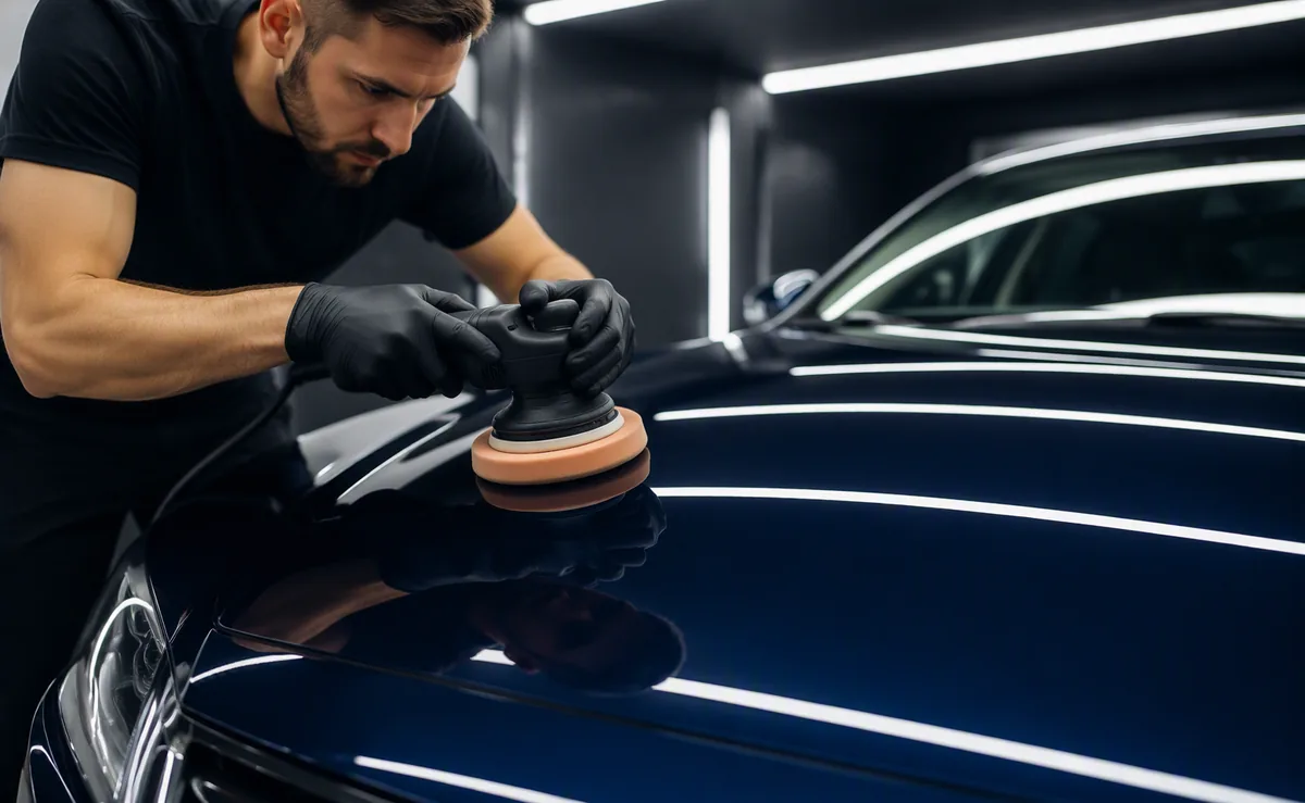 Professionelle Fahrzeugaufbereitung im Detailing-Studio